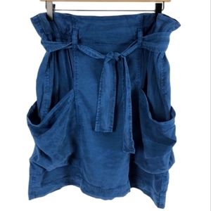 NWT Anthropologie x Amadi Blue Pocket Skirt